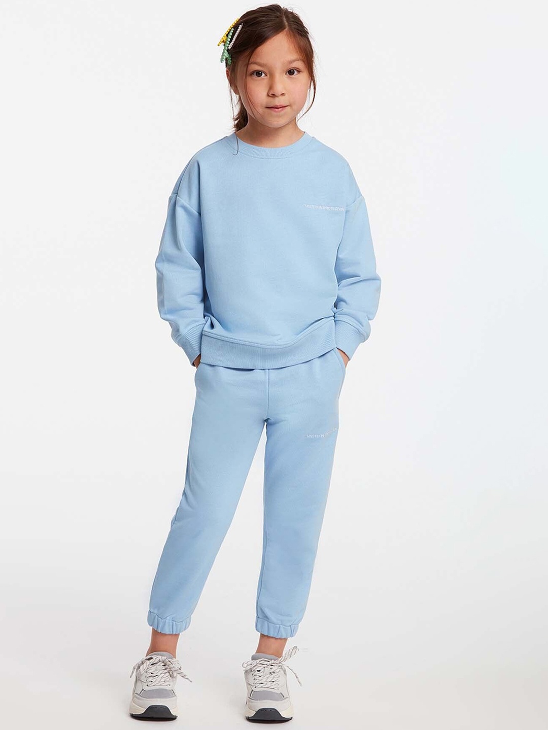 

GRIMELANGE Girls Mid-Rise Tracksuit, Blue