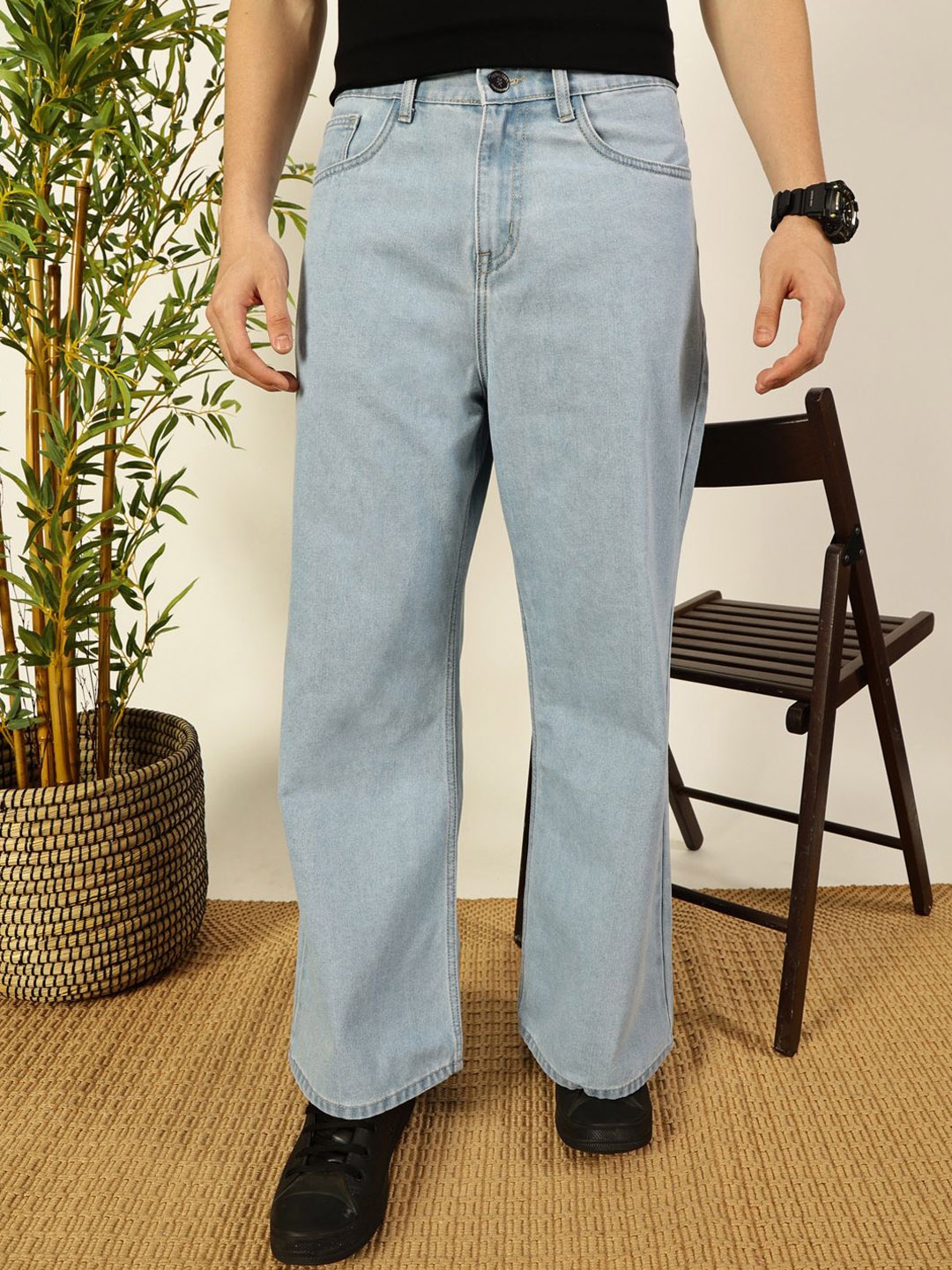 

Thomas Scott Men Classic Bootcut Jeans, Blue