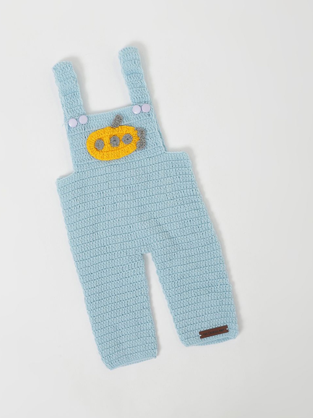 

The Original Knit Kids Embellished Slim Fit Dungarees, White