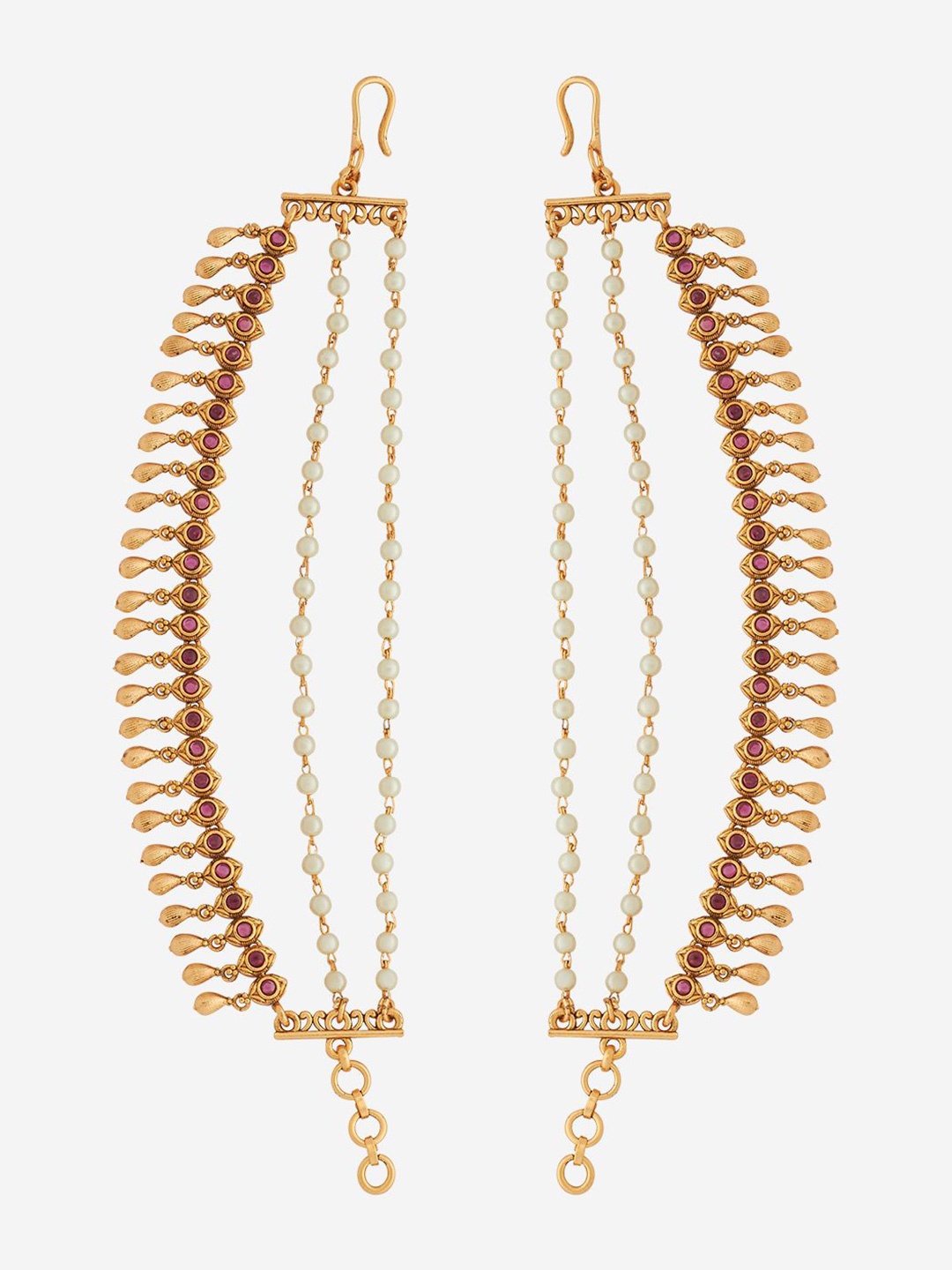 

Kushal's Fashion Jewellery Women Chandbalis, Yellow