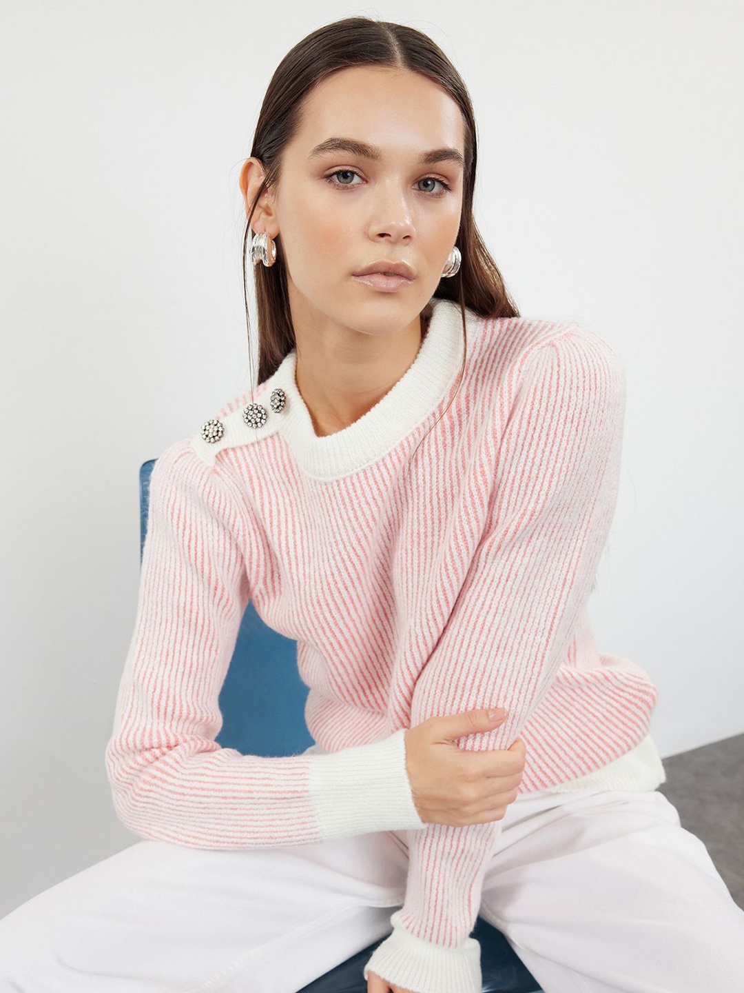 

Trendyol Striped Top, Na