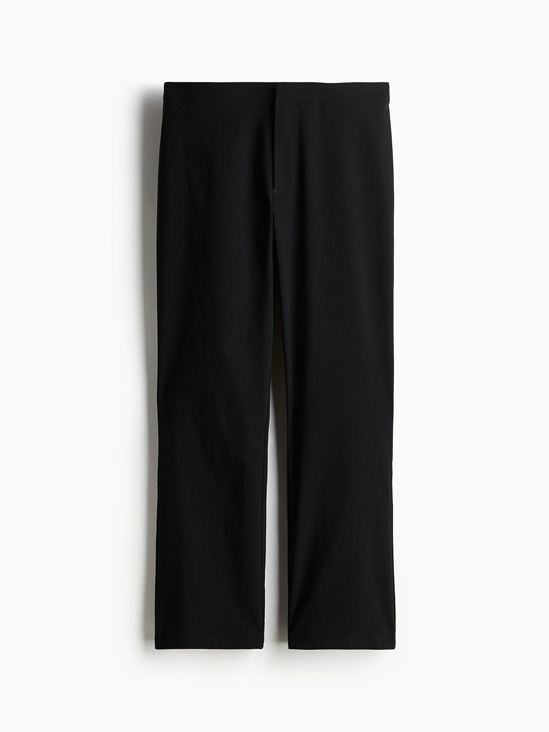 

H&M Cropped Trousers, Black