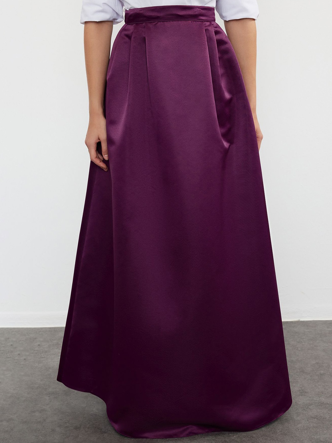 

Trendyol A-Line Maxi Skirt, Purple