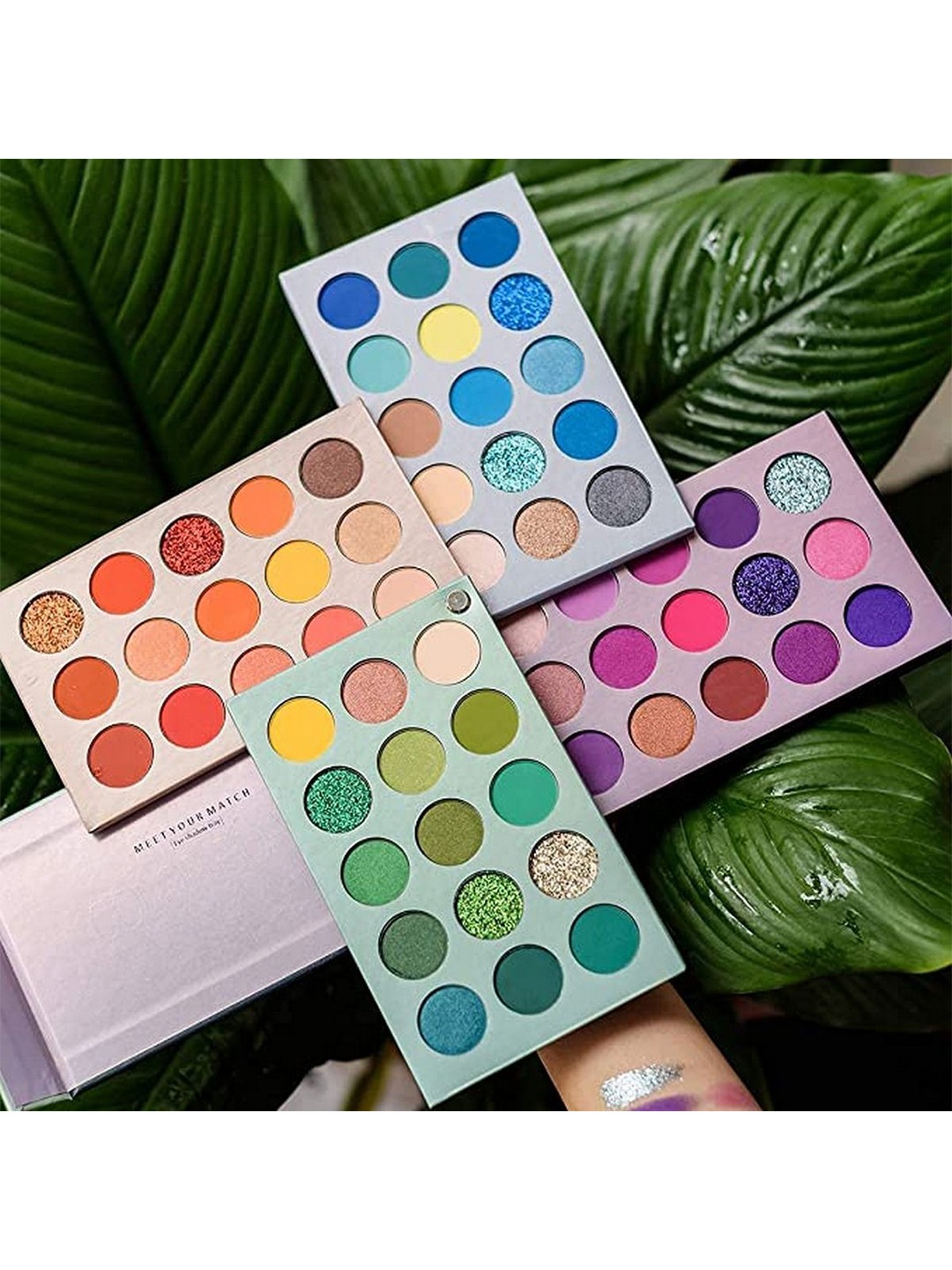 

YELGO 60 Shades Matte & Shimmer Eye Shadow Palette - 60gm, Multi