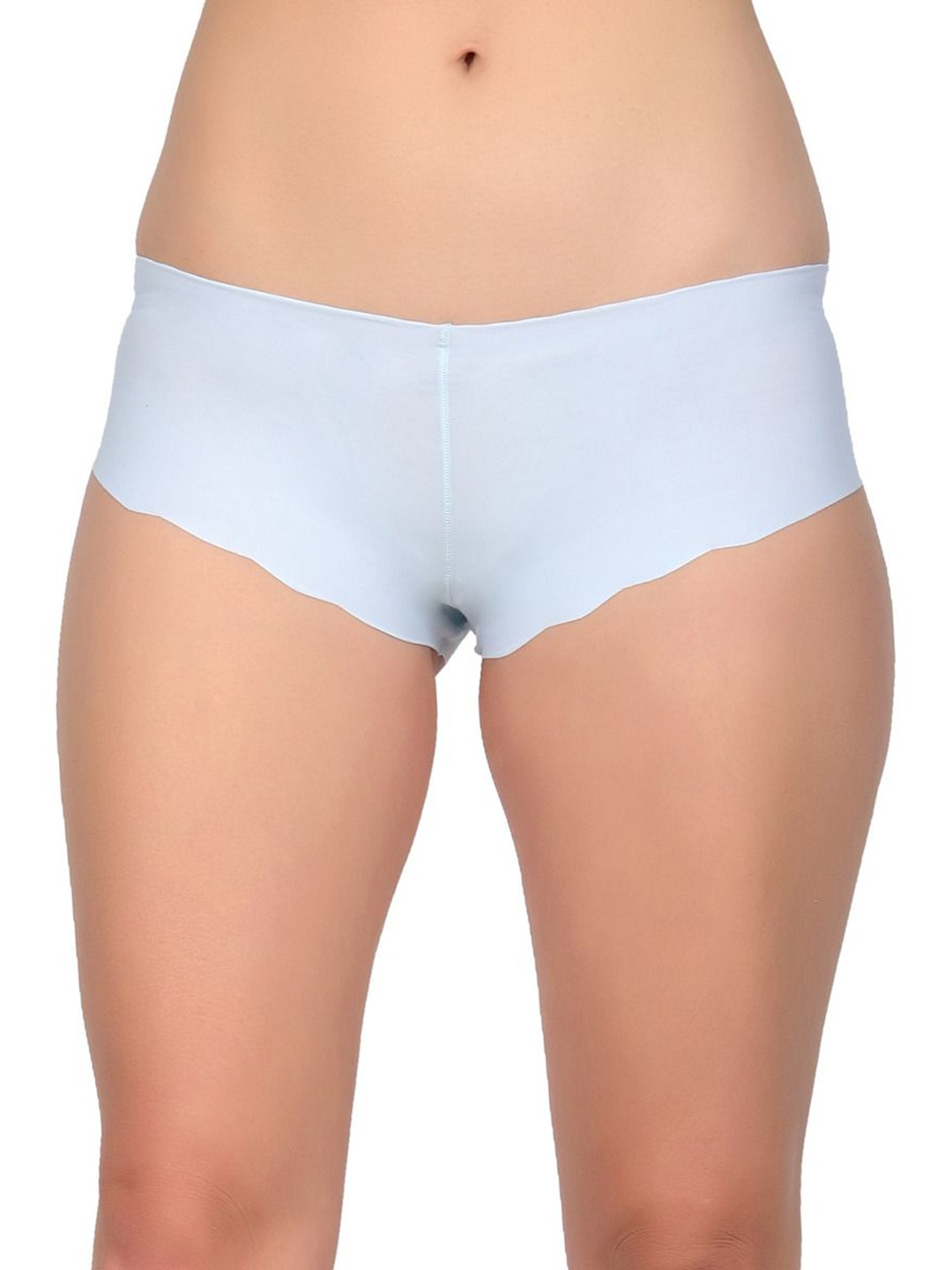 

bare dezire Women Mid-Rise Seamless Boy Shorts Briefs, Blue
