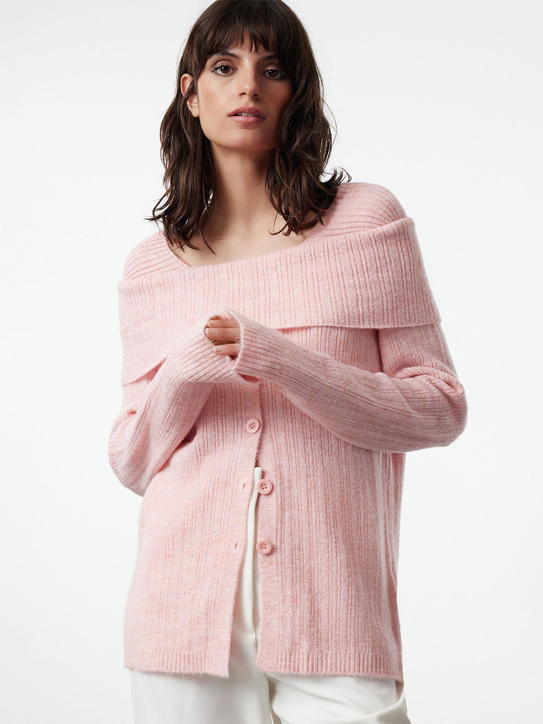 

Trendyol Women Cardigan, Pink