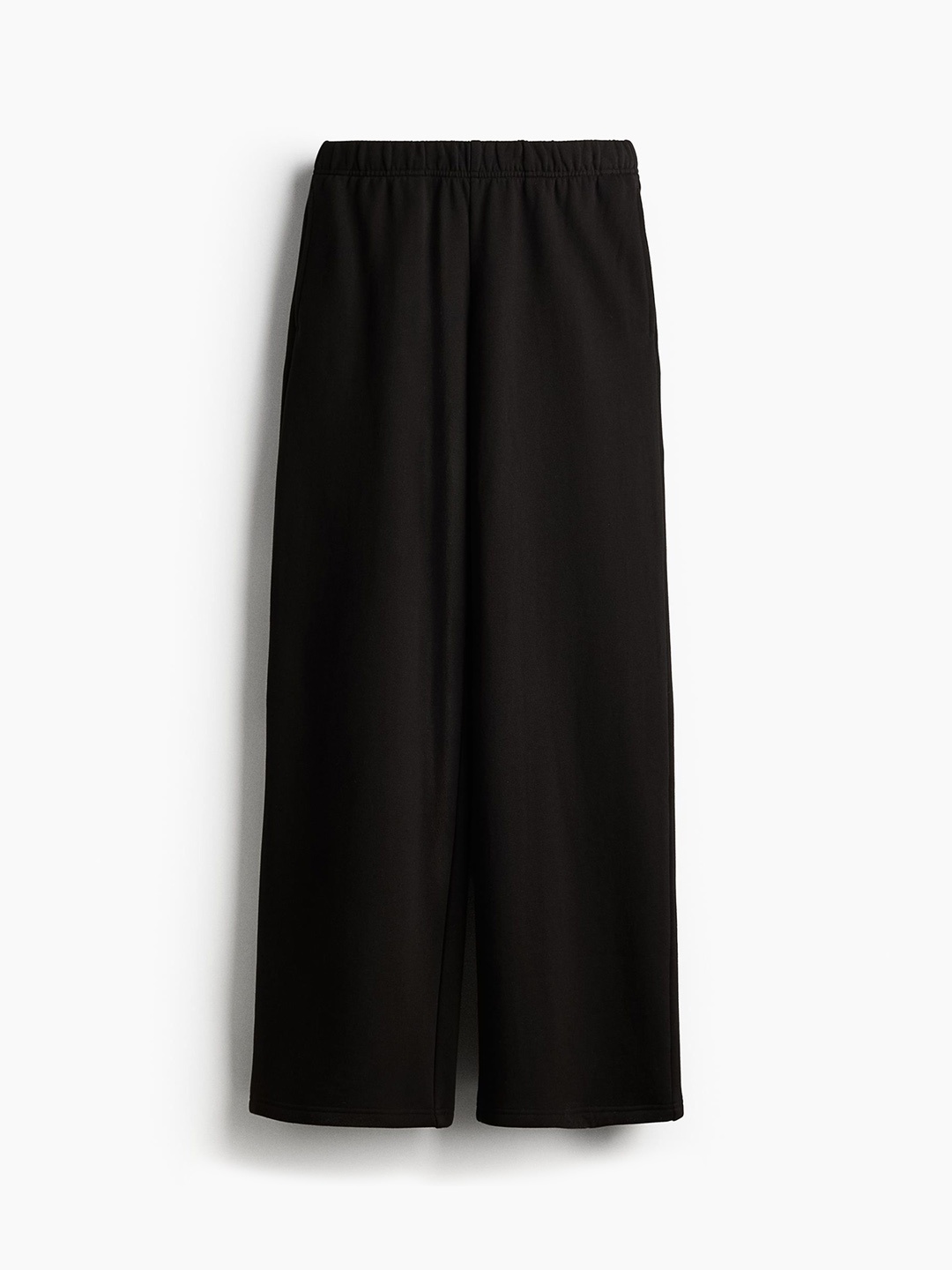 

H&M Pure Cotton Sports Sweatpants In DryMove, Black