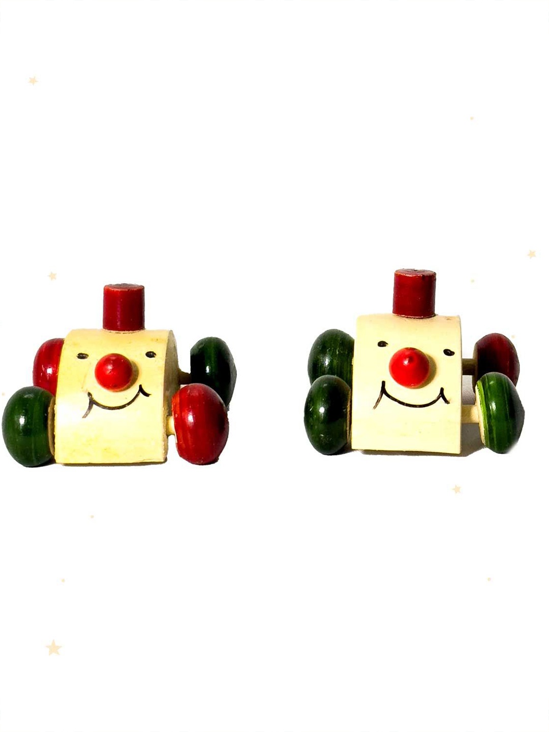 

LITTLE GINNIE Kids Wooden Nano Car, Yellow