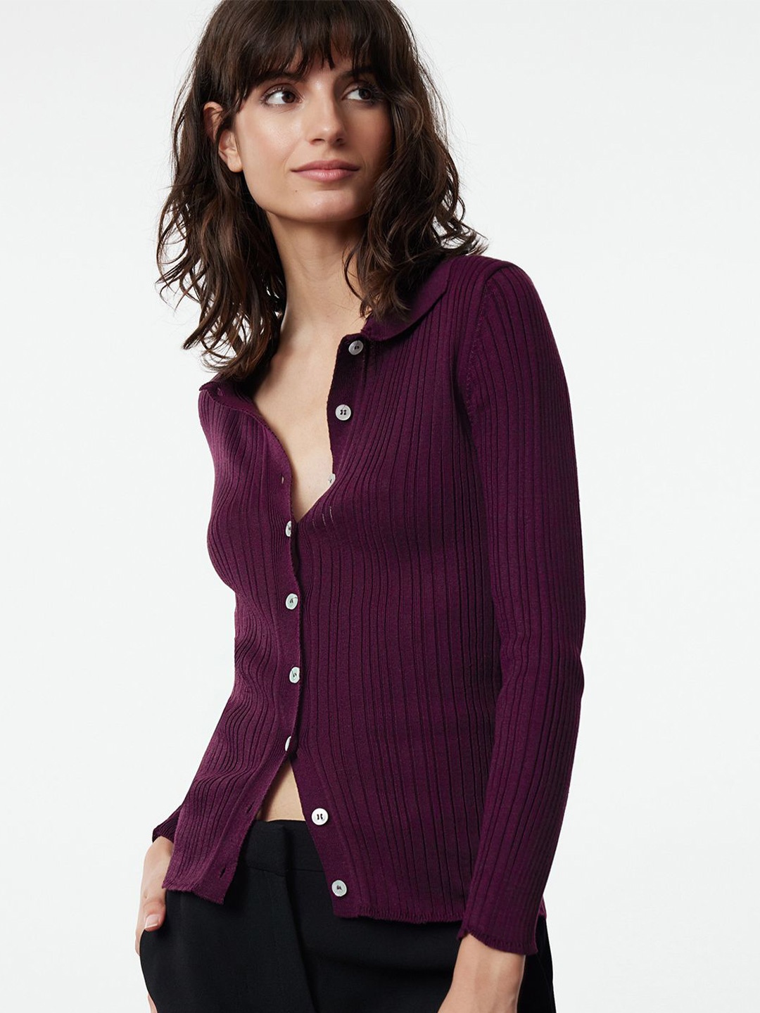 

Trendyol Women Cardigan, Purple