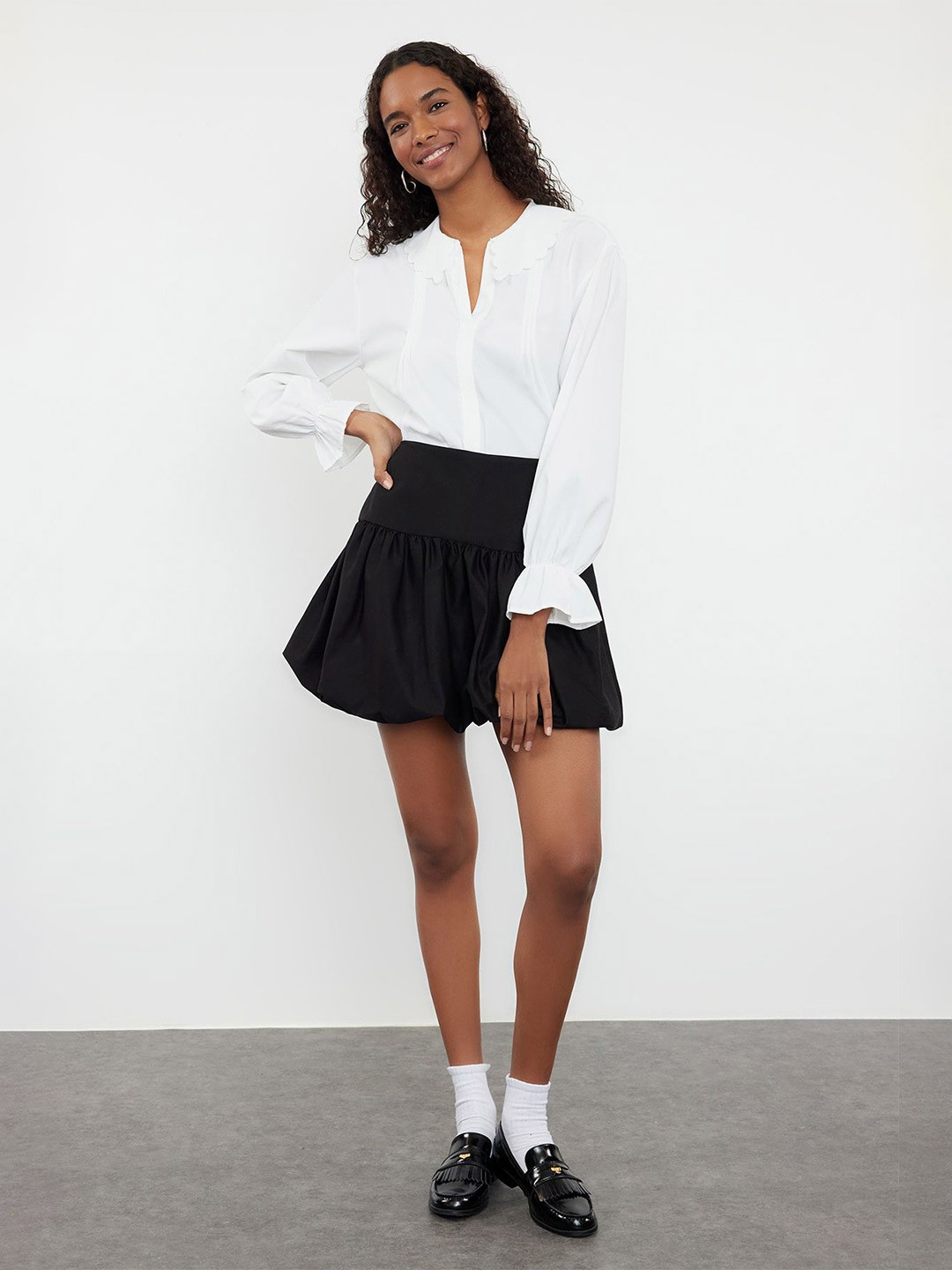 

Trendyol Women Opaque Casual Shirt, Na
