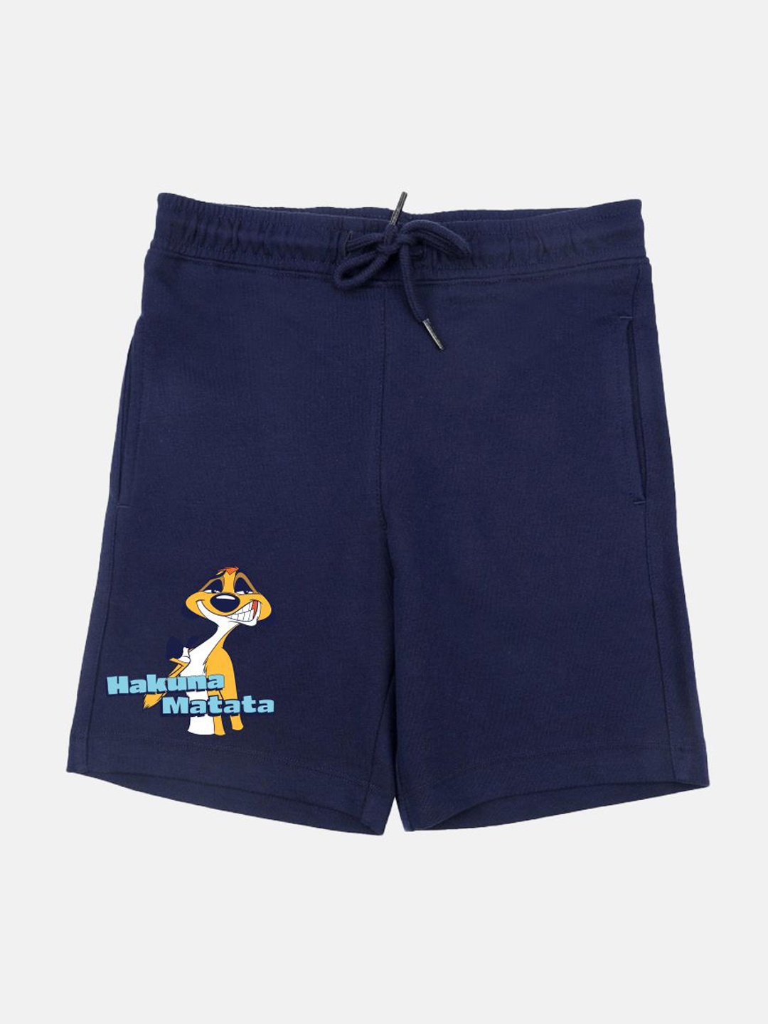 

YK Disney Boys Printed Mid-Rise Shorts, Blue