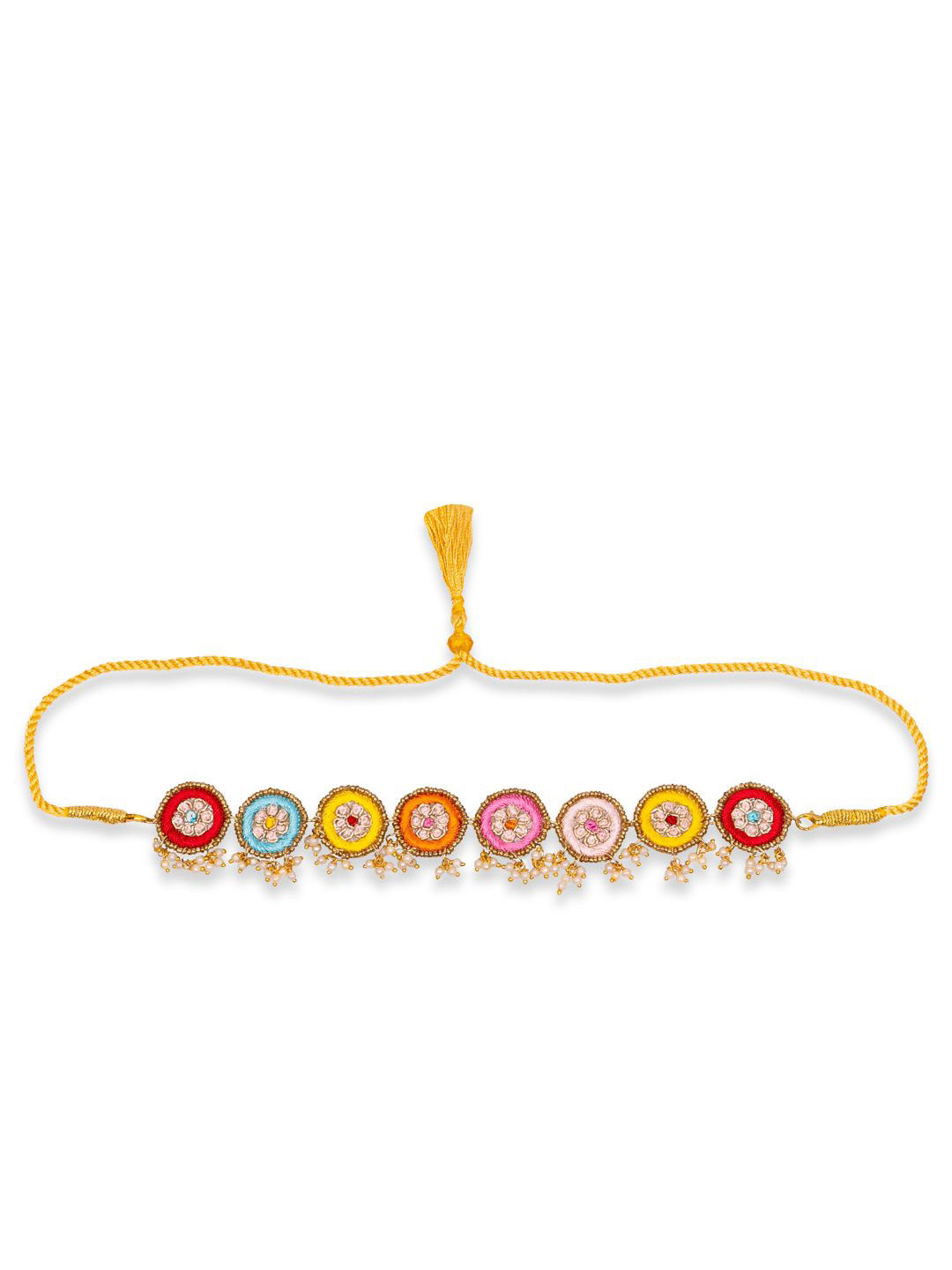 

Aye Candy Girls Pearl Detail Necklace, Gold
