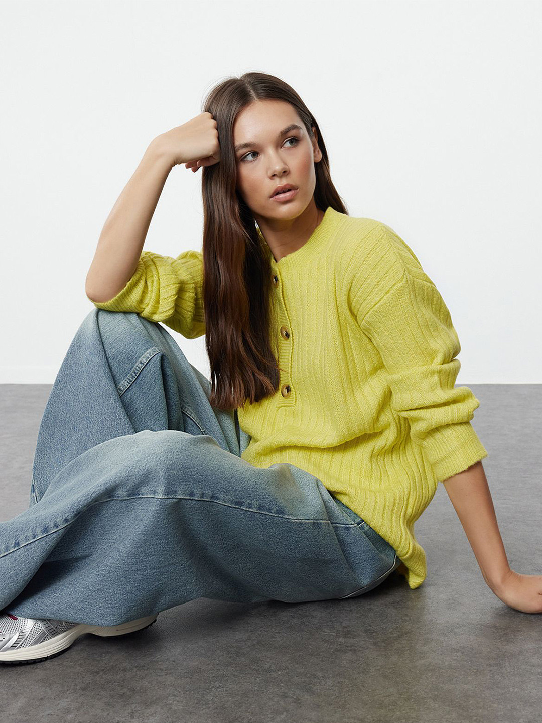 

Trendyol Mandarin Collar Top, Na