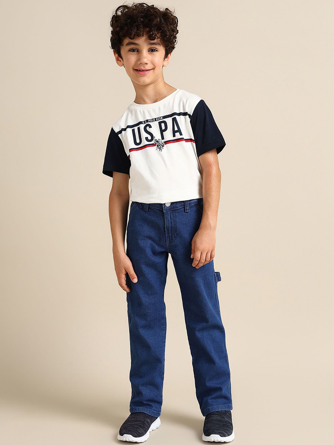 

U.S. Polo Assn. Kids Boys Classic Regular Fit Jeans, Blue