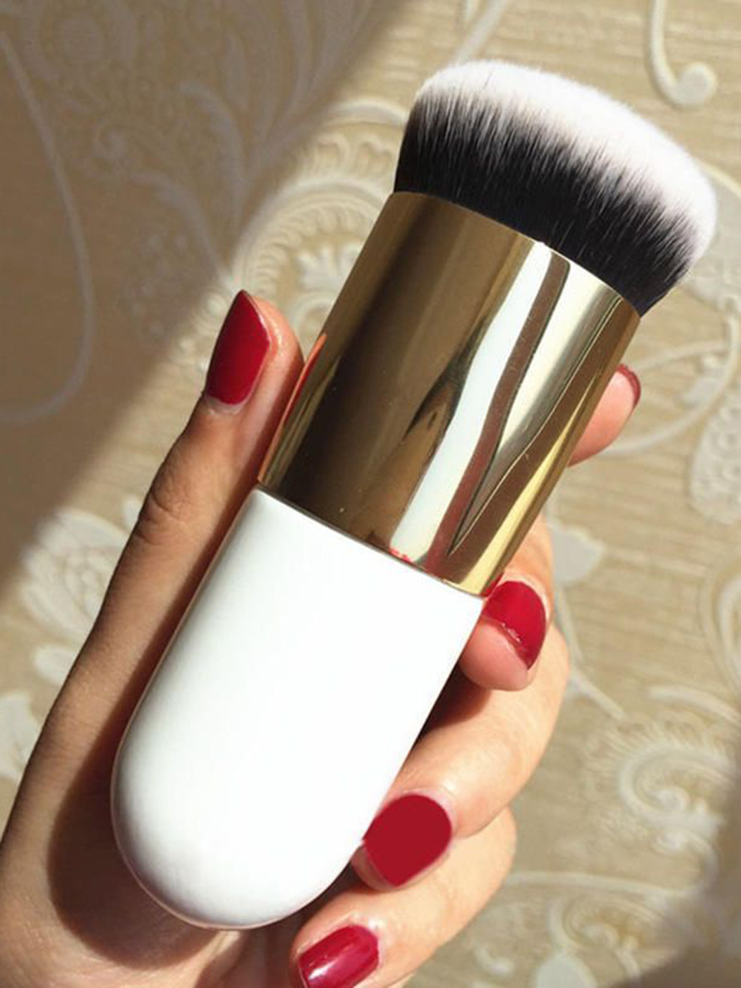 

zemglam Set Of 14 Pcs Makeup Brushes With Beauty Blender, Gold