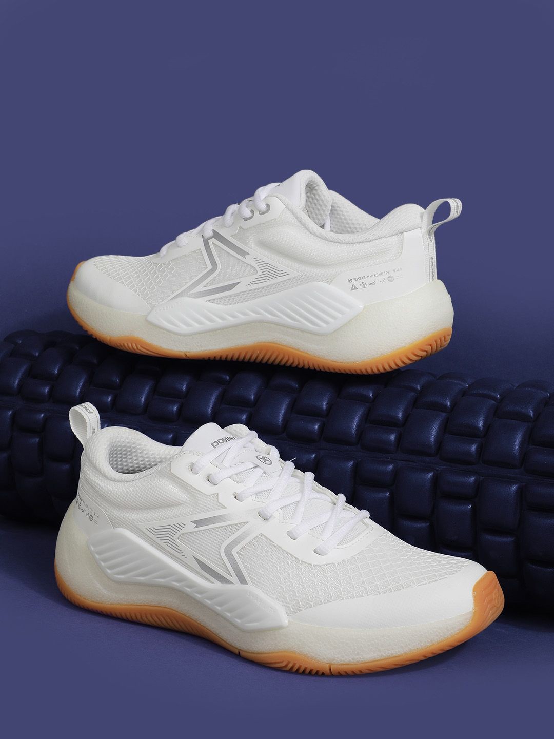 

Power Women Mesh Walking Non-Marking Sports Shoes, White