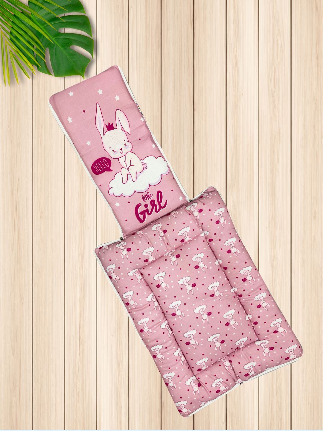 

NEW COMERS Kids Printed Cotton Baby Sleeping Bag, Pink