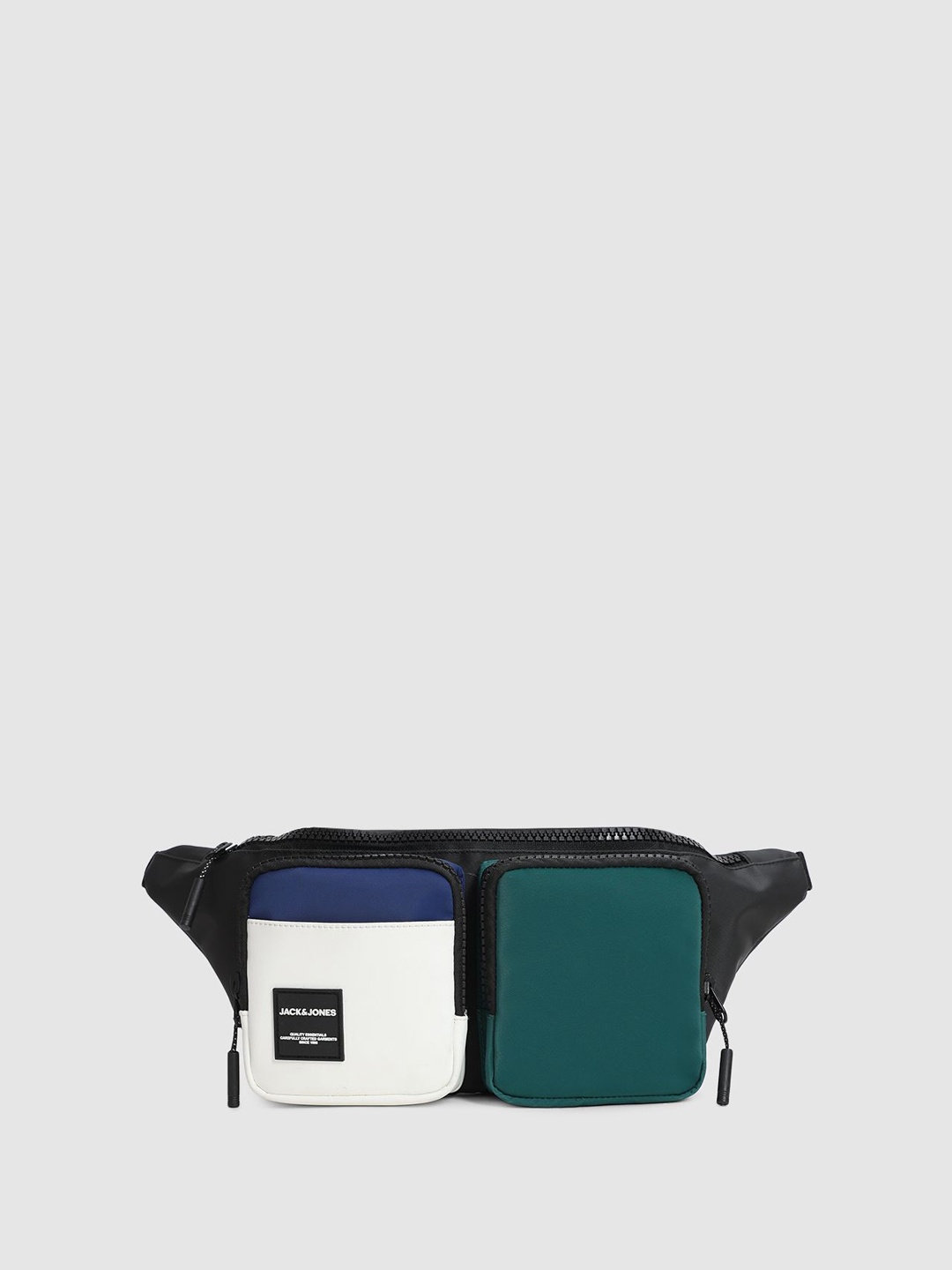 

Jack & Jones Colorblocked Soft-Case Waist Pouch, Black