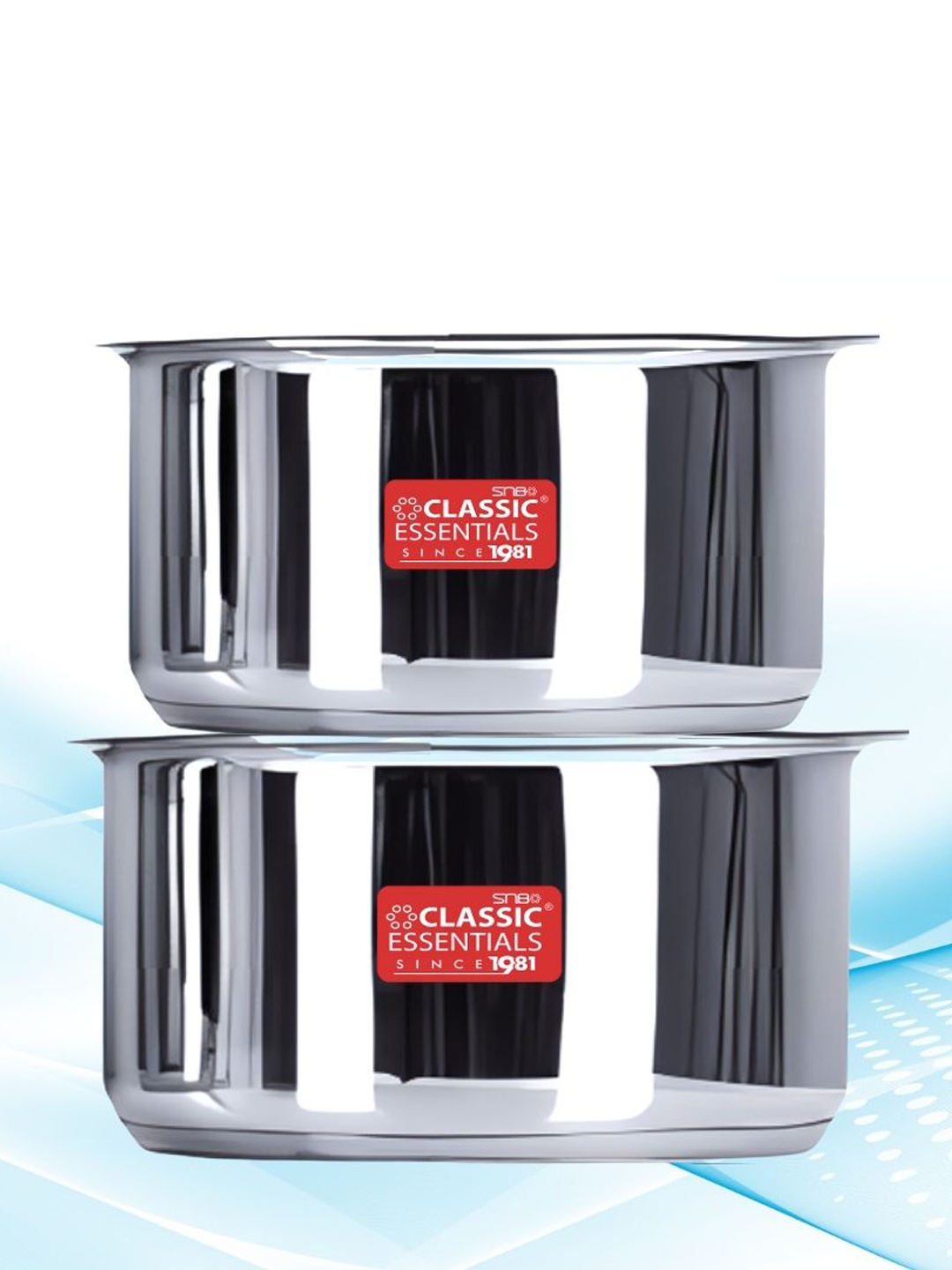 

Classic Essentials 2 Pieces Stainless Steel Tope With Lid