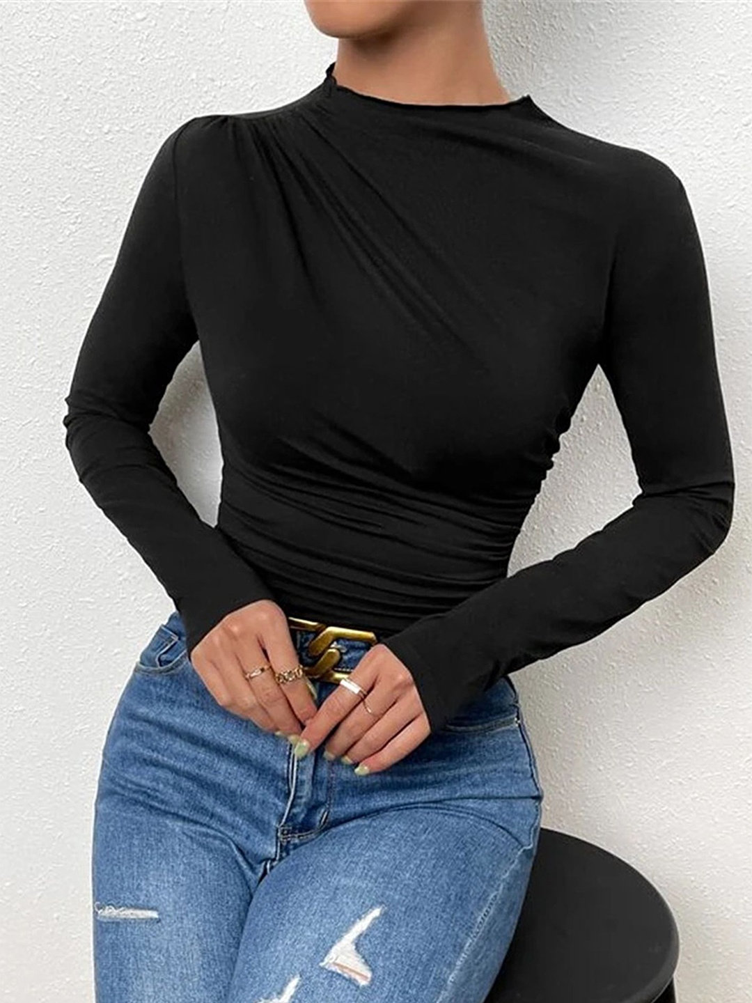 

LULU & SKY Top, Black