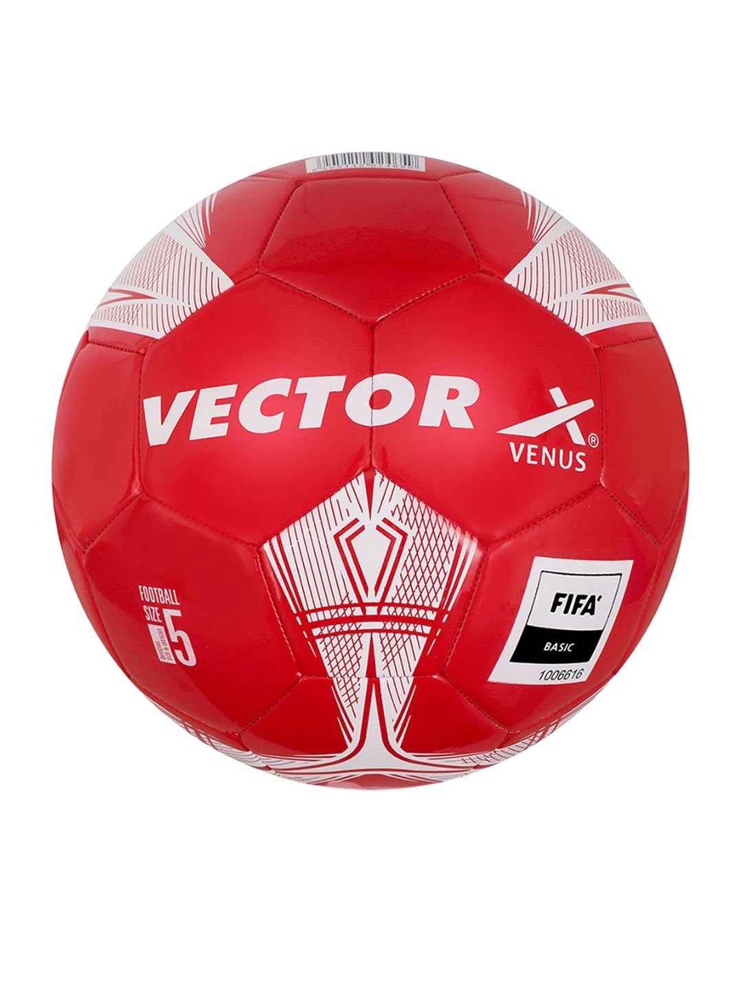 

VECTOR X Printed Sports Footballs, Red