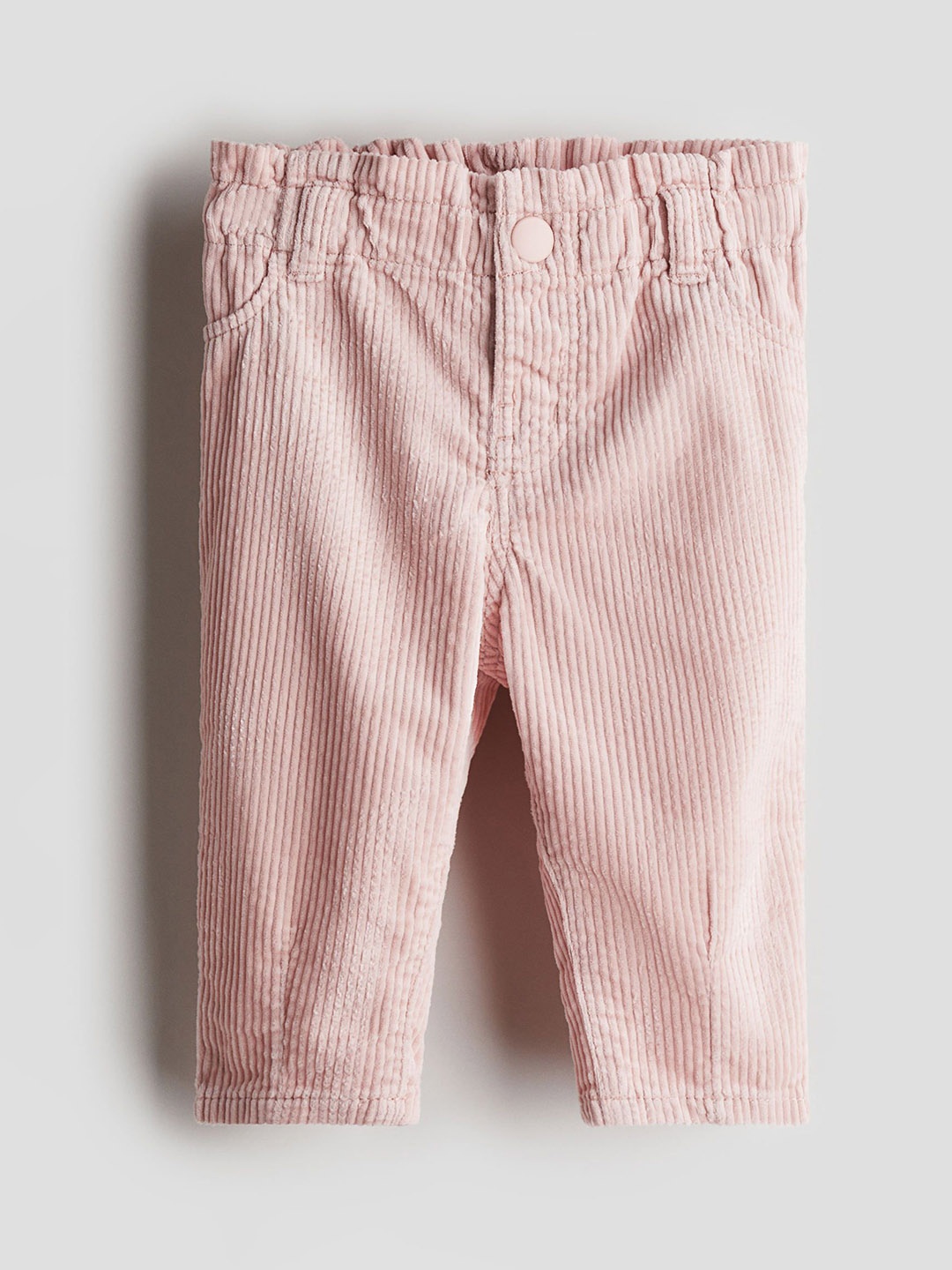 

H&M Girls Cotton Corduroy Trousers, Pink