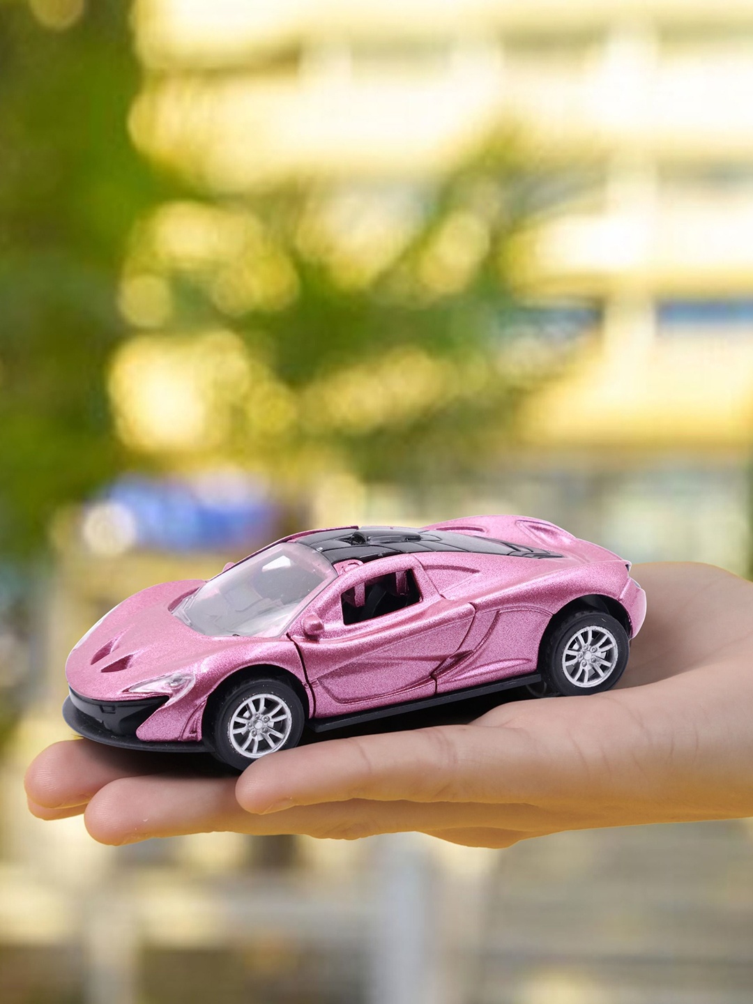 

Aditi Toys Kids Sports Racer Car With Lights & Sound, Pink