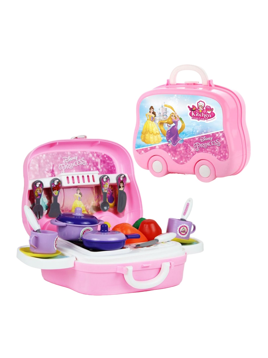 

Aditi Toys Girls 23-Piece BPA Free Portable Cooking Set, Pink