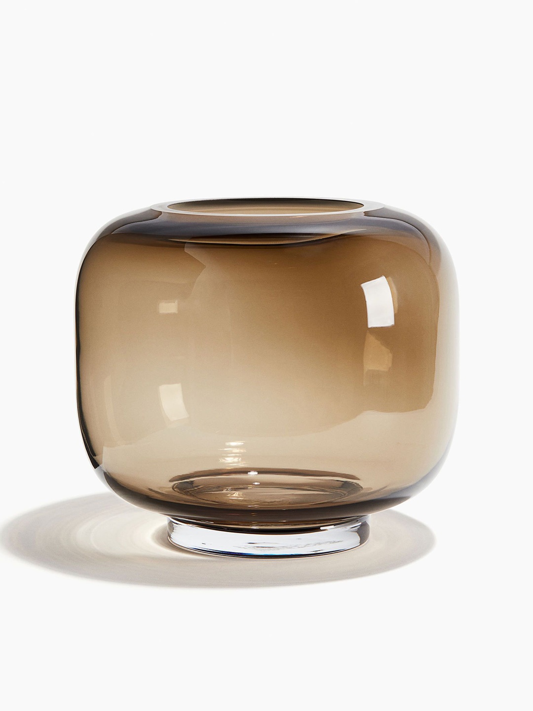 

H&M Brown Coloured Glass Vase