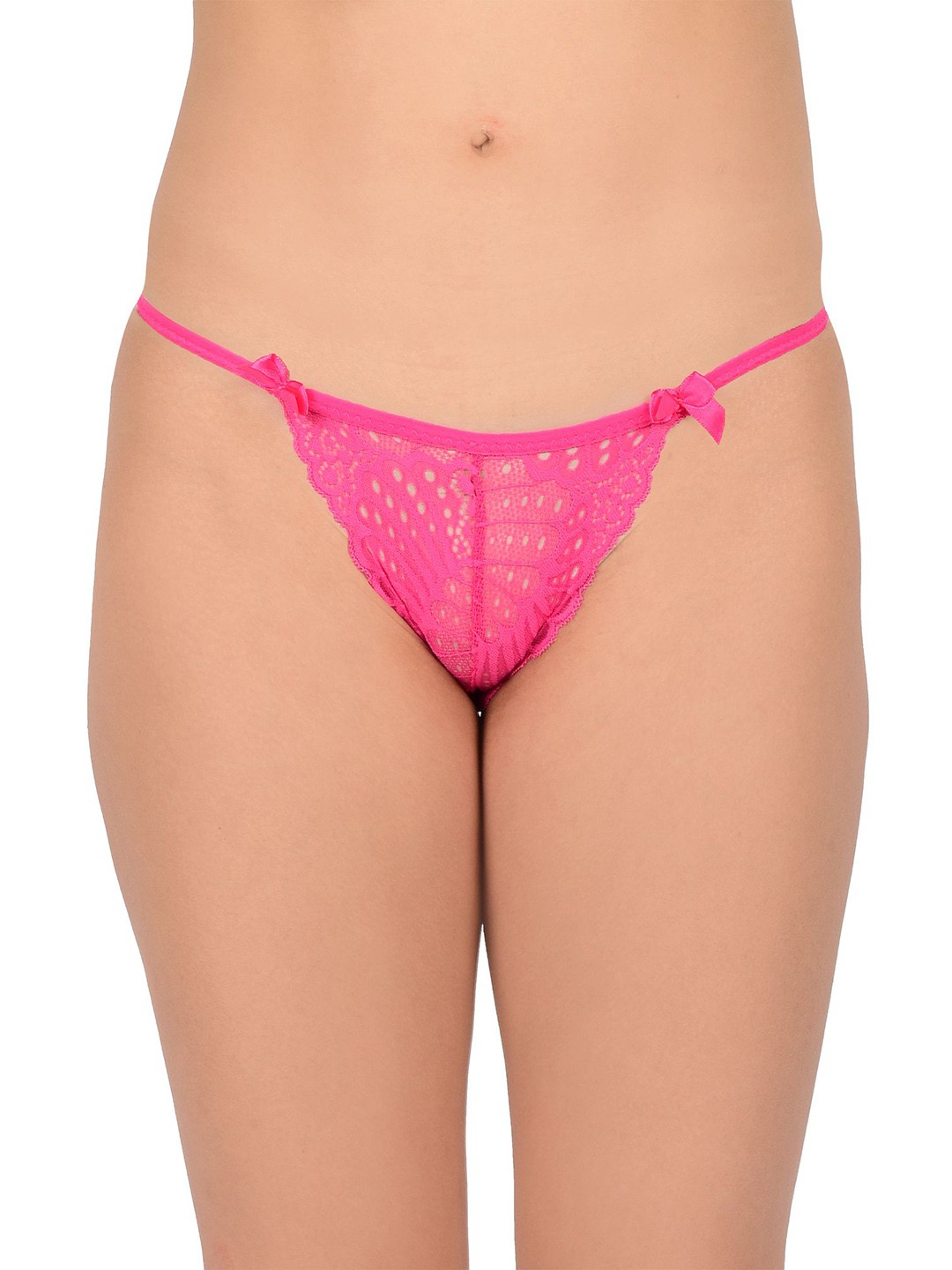 

Bare dezire Mid-Rise Thongs Lace Briefs BZ_TNG_92_DARK PINK_S