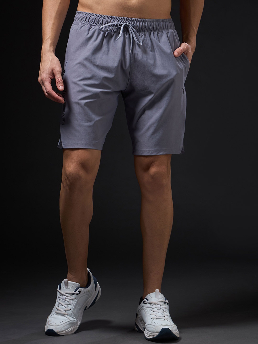 

Technosport Men Training or Gym Sports Shorts, Grey