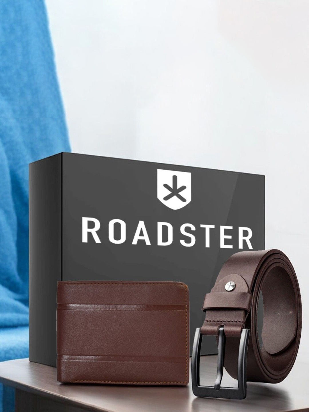 

Roadster Men Accessory Gift Set of, Brown