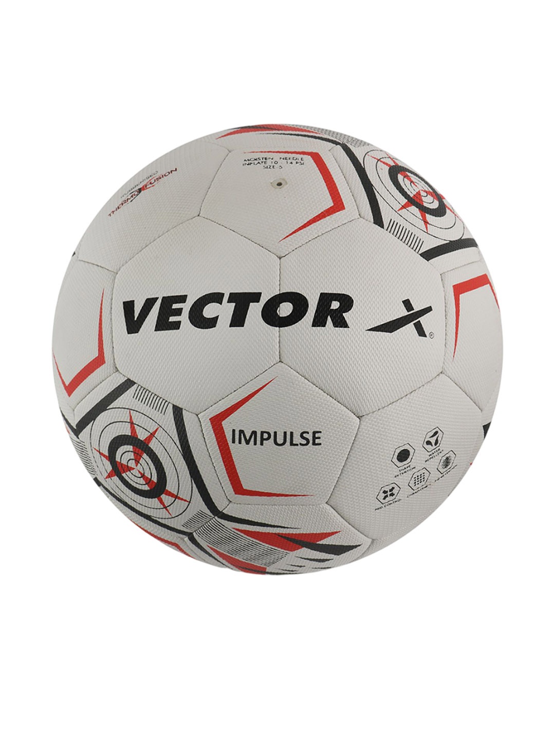 

VECTOR X Impulse Unisex Printed Footballs, Red