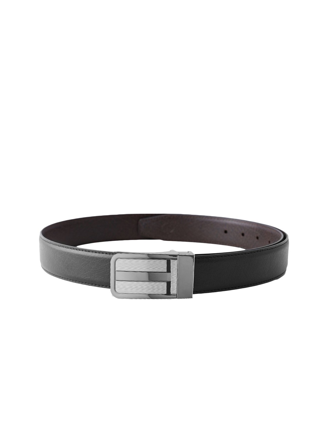 

SAZARA Men Textured Leather Belt, Black