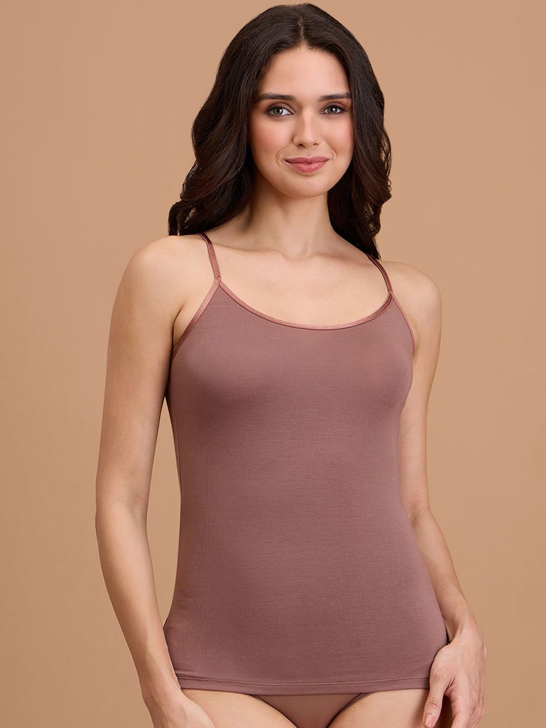 

Nykd Adjustable Camisole, Brown