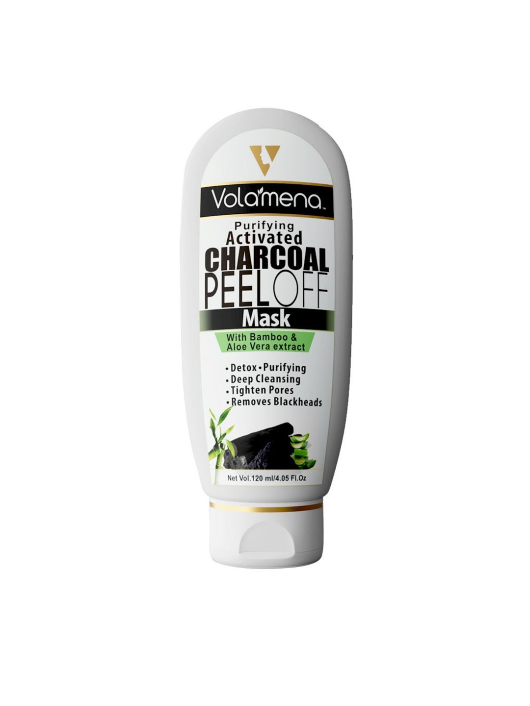 

Volamena Purifying Activated Charcoal Peel Off Face Mask For Detoxify Skin- 120ml, Black