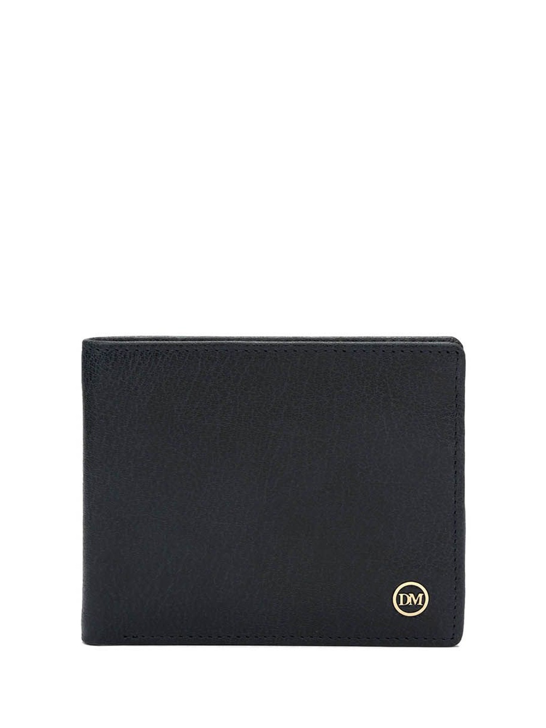 

Da Milano Men Solid Leather Two Fold Wallet, Blue