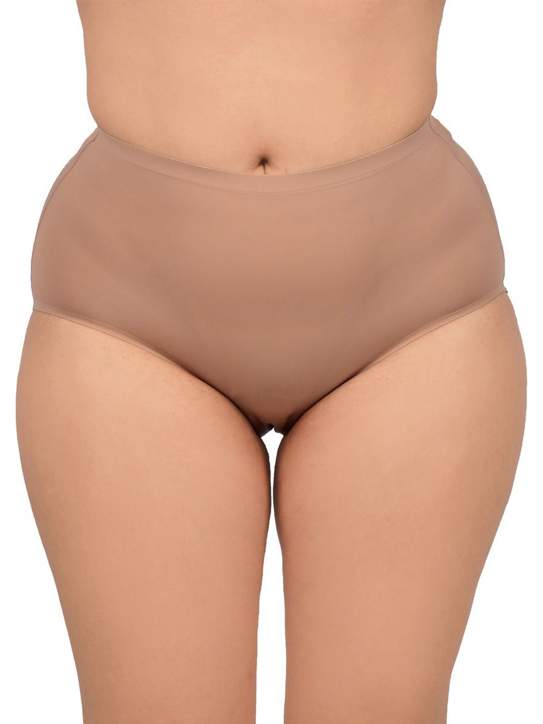 

bare dezire Women High-Rise Hipster Seamless Briefs, Nude