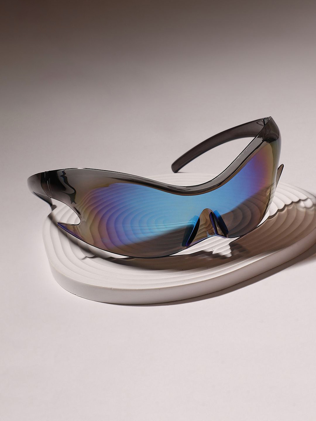 

French Accent Men Other Sunglasses with Polarised Lens, Blue