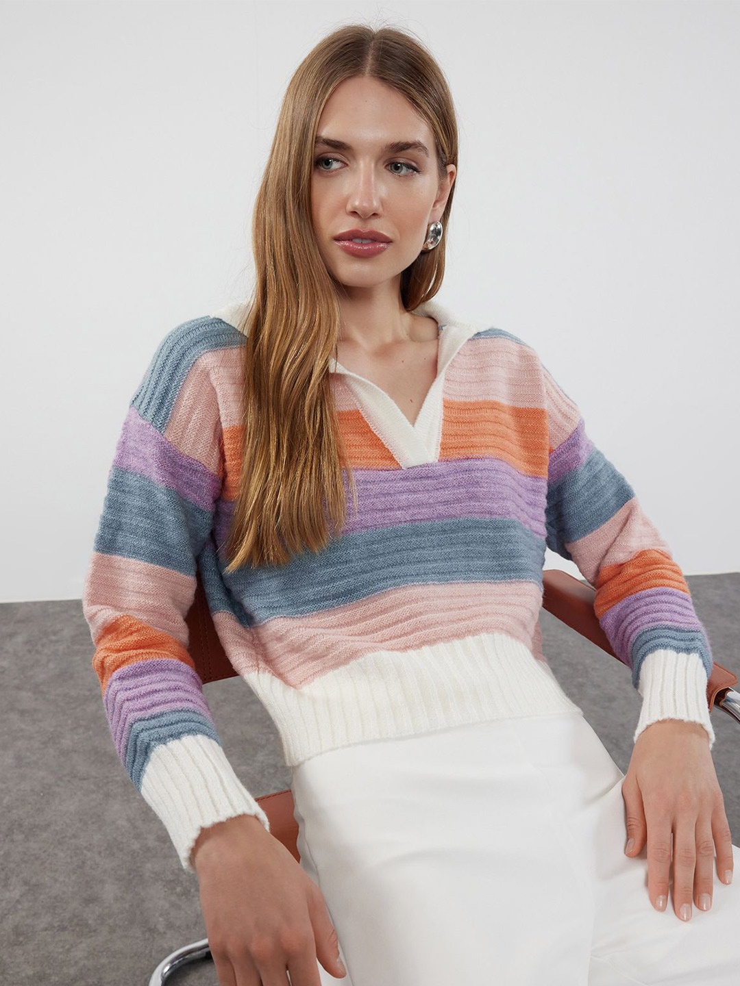 

Trendyol Striped Top, Na