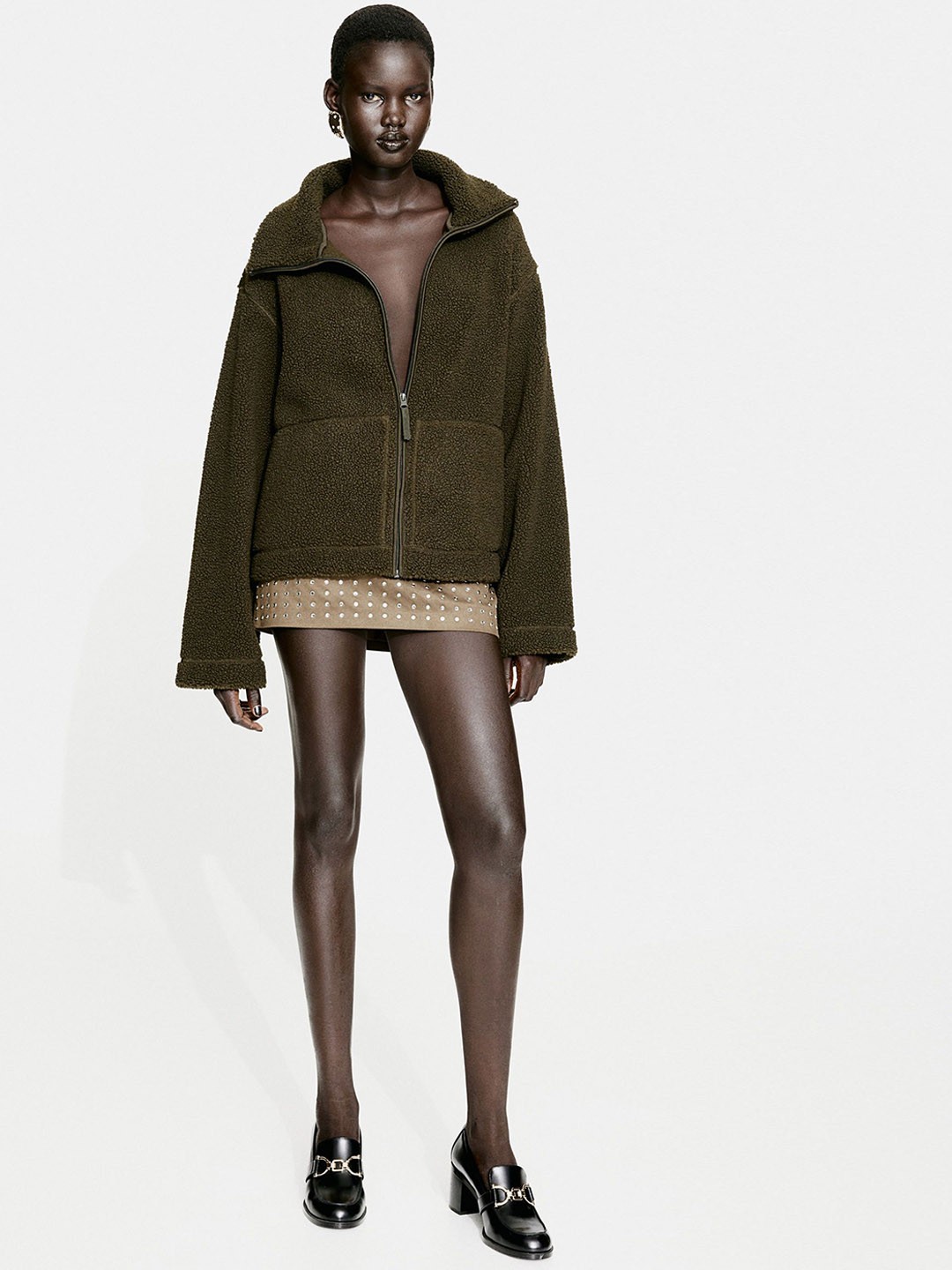 

H&M Teddy Jackets, Green