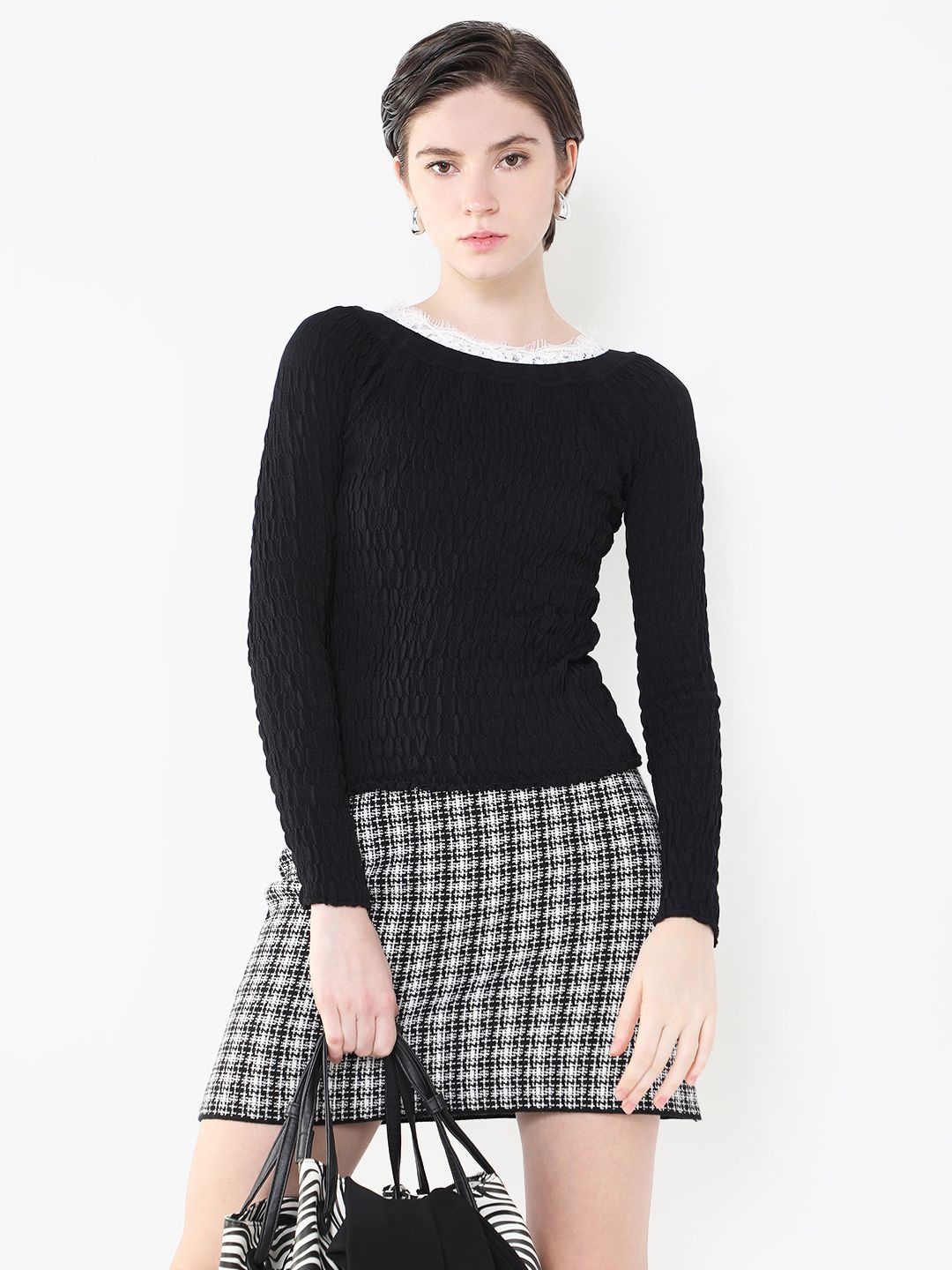 

SHOWOFF Top, Black