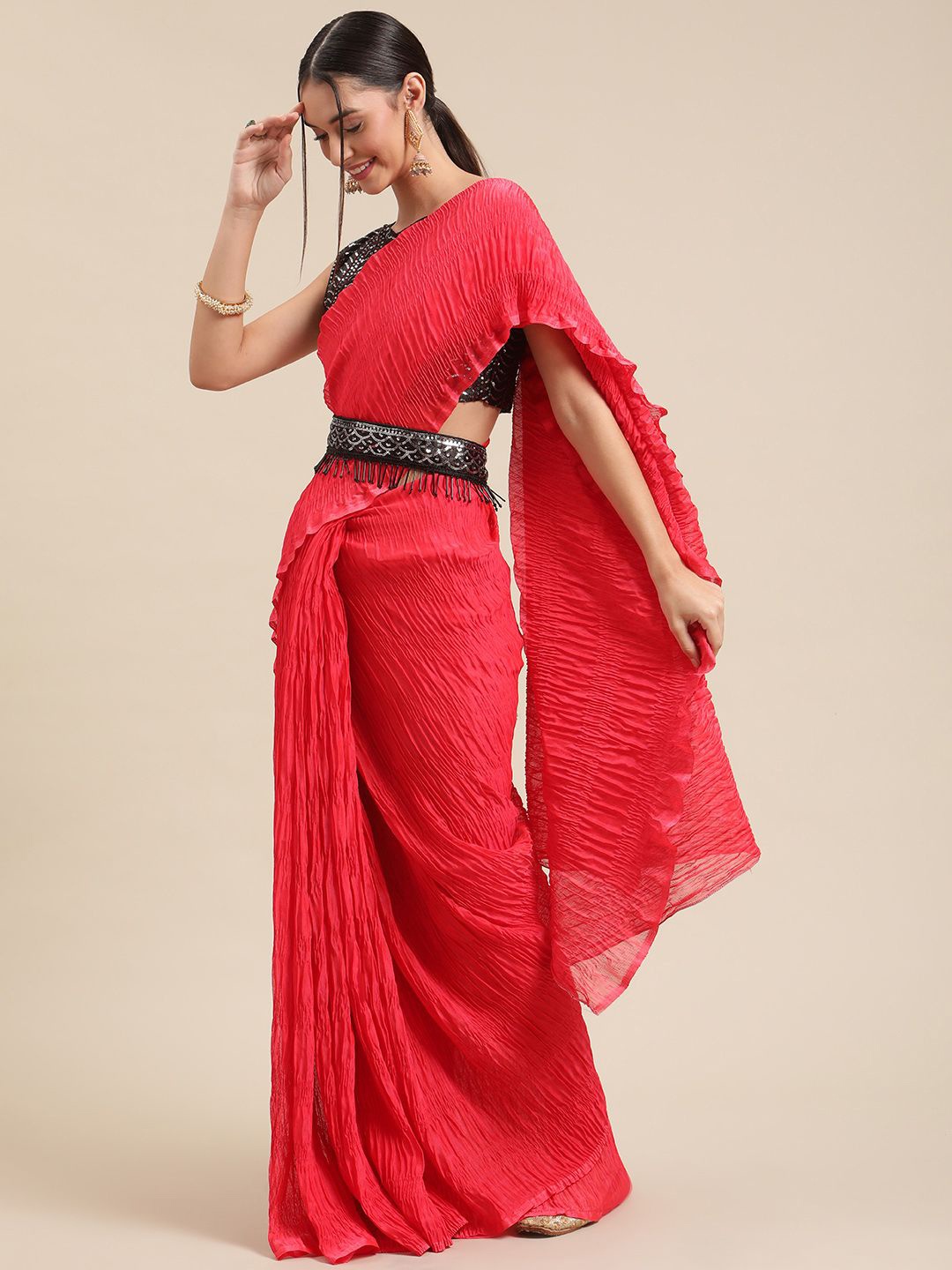 

KALINI Saree, Red