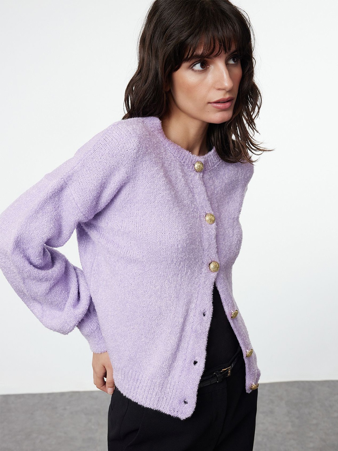 

Trendyol Women Cardigan, Lavender