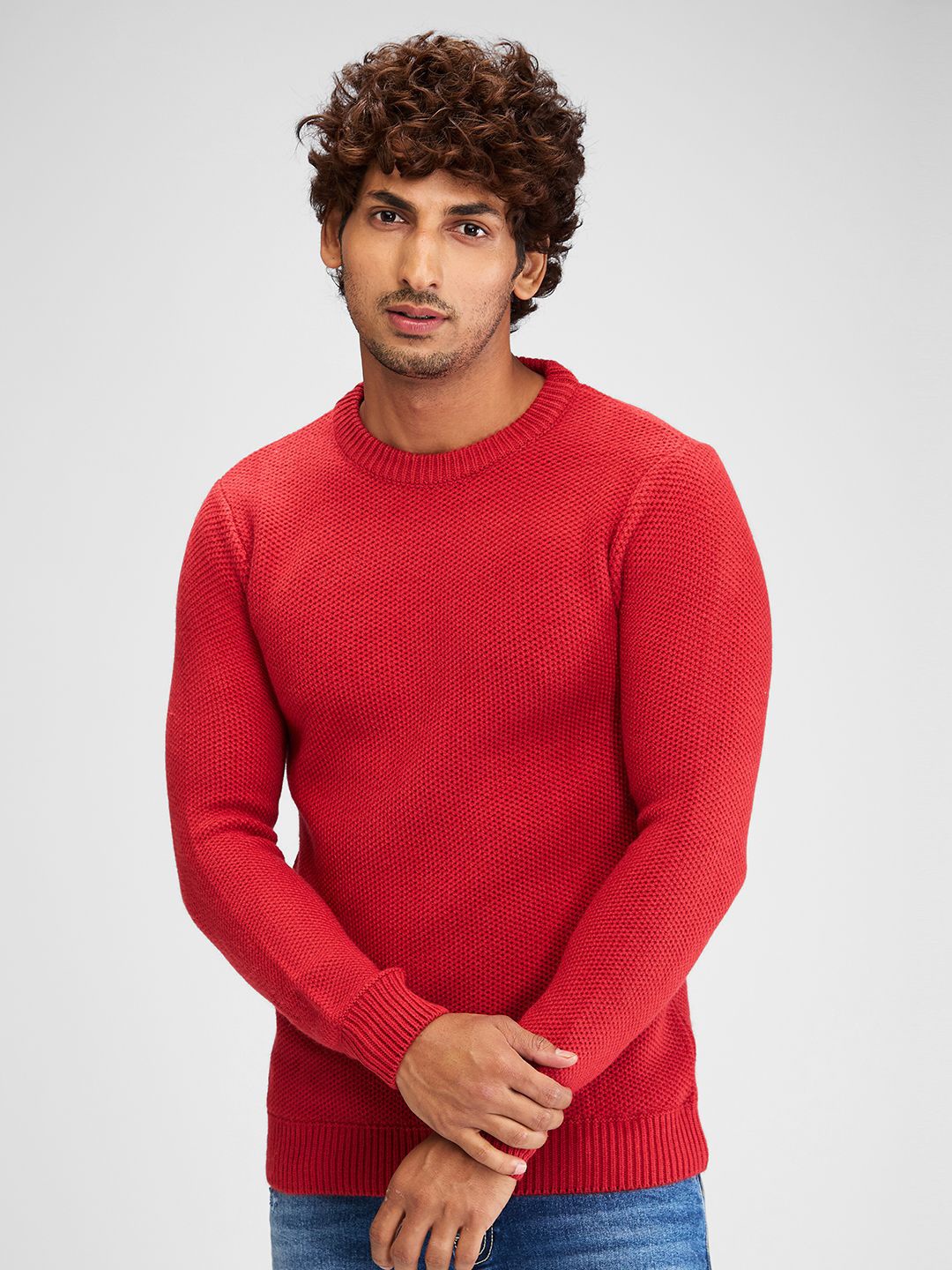 

SPYKAR Men Pullover, Red