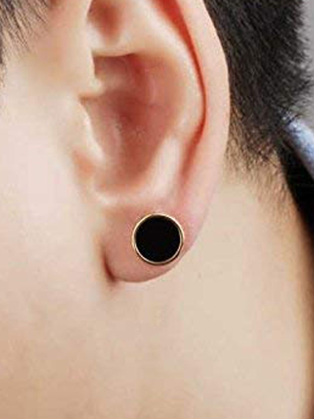 

VAGHBHATT Men Stainless Steel Classic Studs, Gold