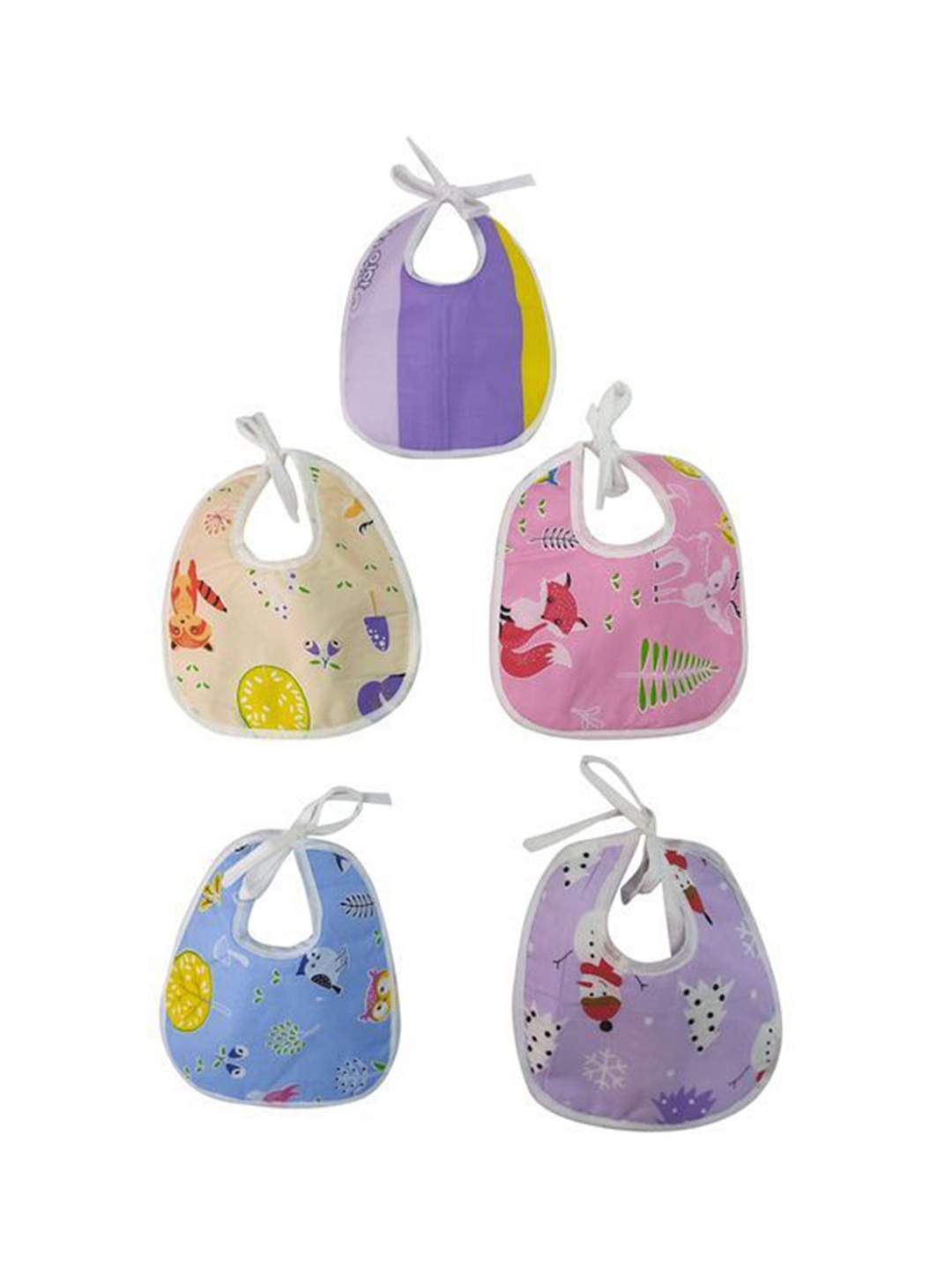 

BAESD Infant Pack Of 5 Assorted Bibs