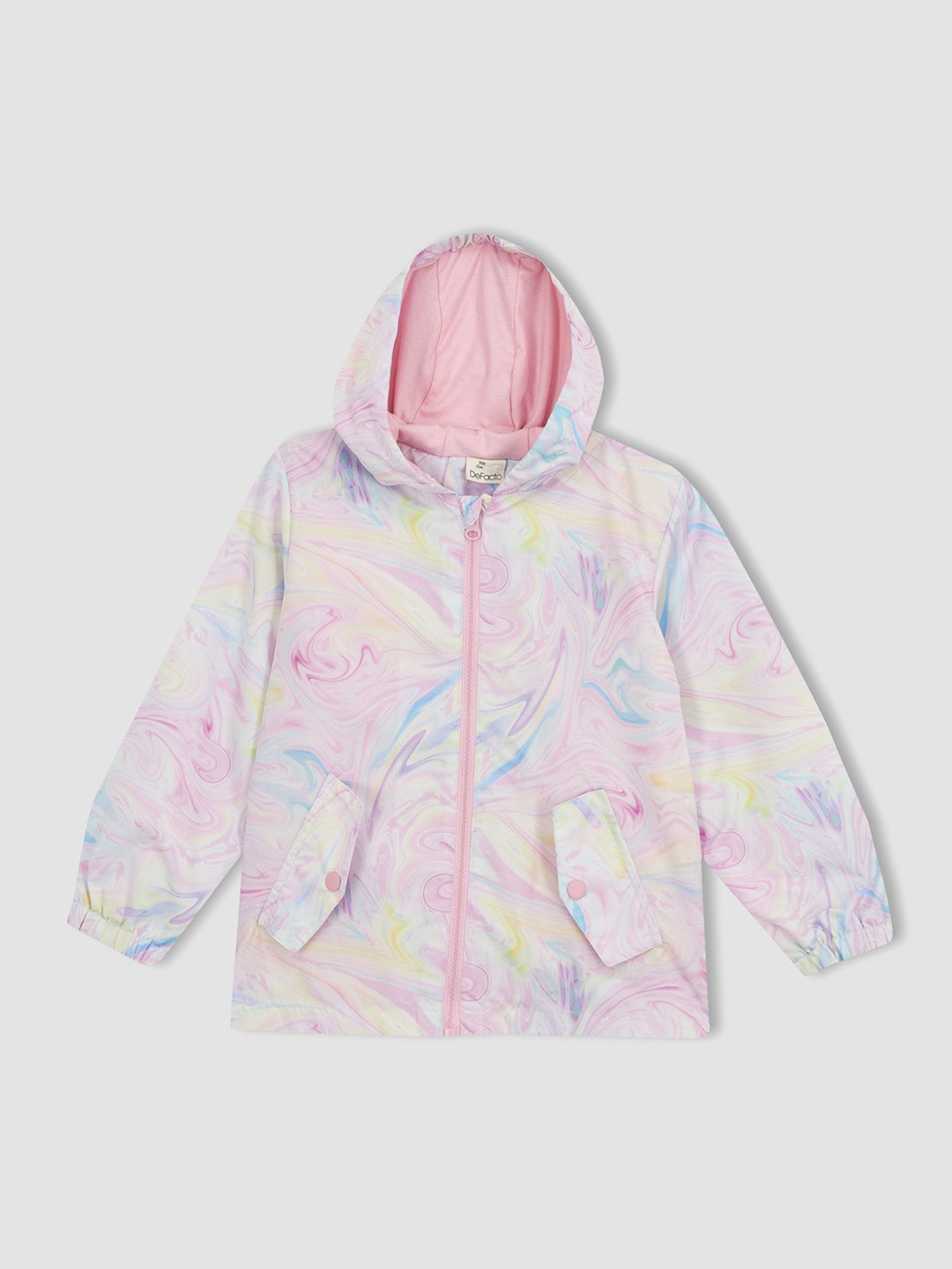 

DeFacto Girls Floral Longline Padded Jacket, Na