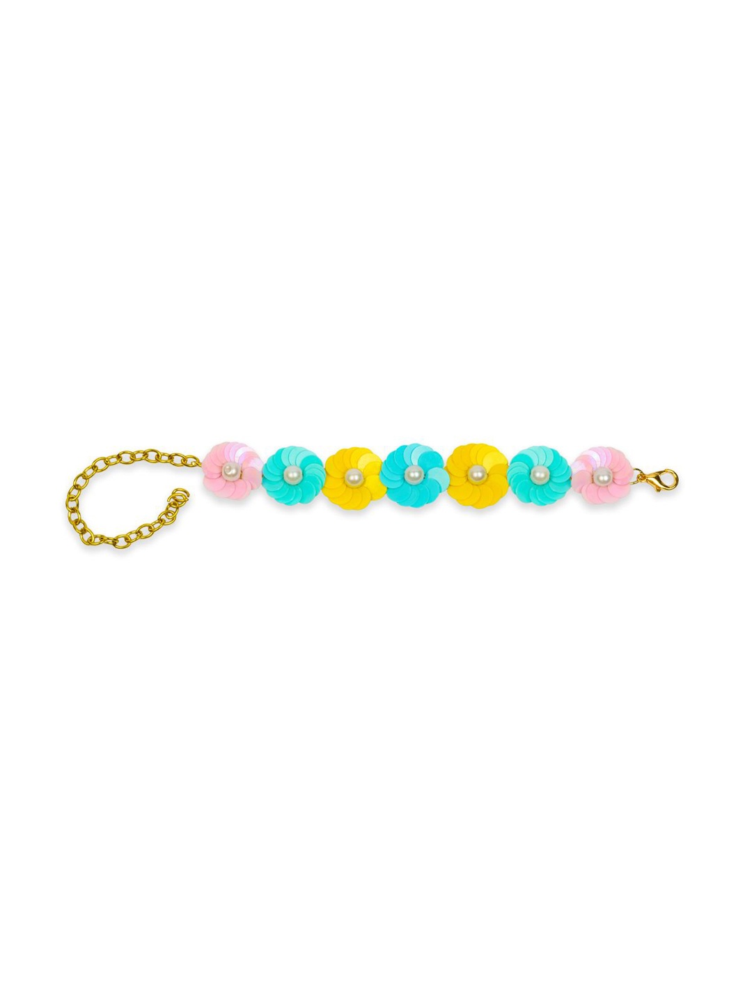 

Aye Candy Girls Flower Designed Bracelet, Pink
