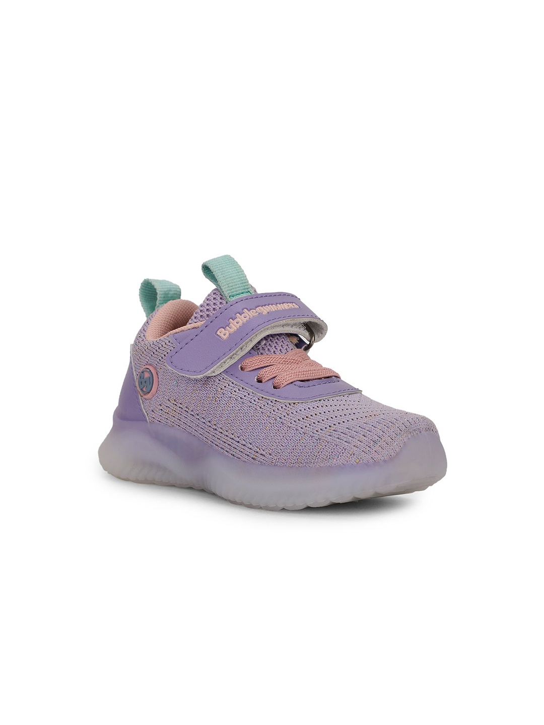 

Bubblegummers Girls Textile Velcro Sports Non-Marking Shoes, Purple